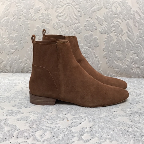 Lucky Brand Tan Leather/Faux Suede Ankle Boots - Women’s 9 - Picture 3 of 11